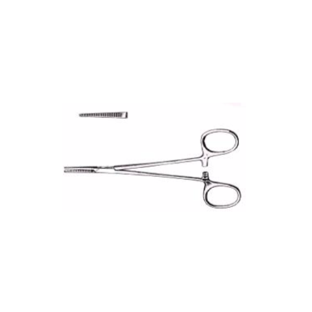 Pinza mosquito recta con diente