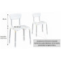 Silla Portofino con asiento en U